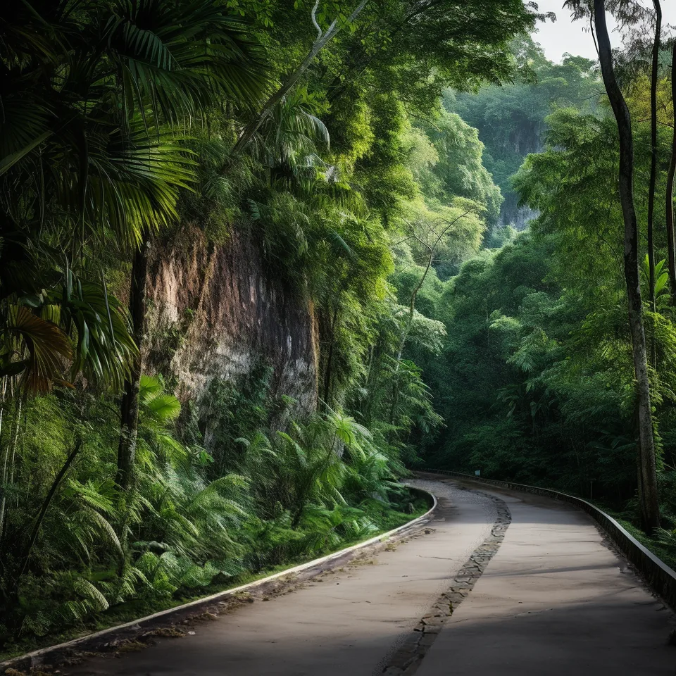 Camino 6 metros borde